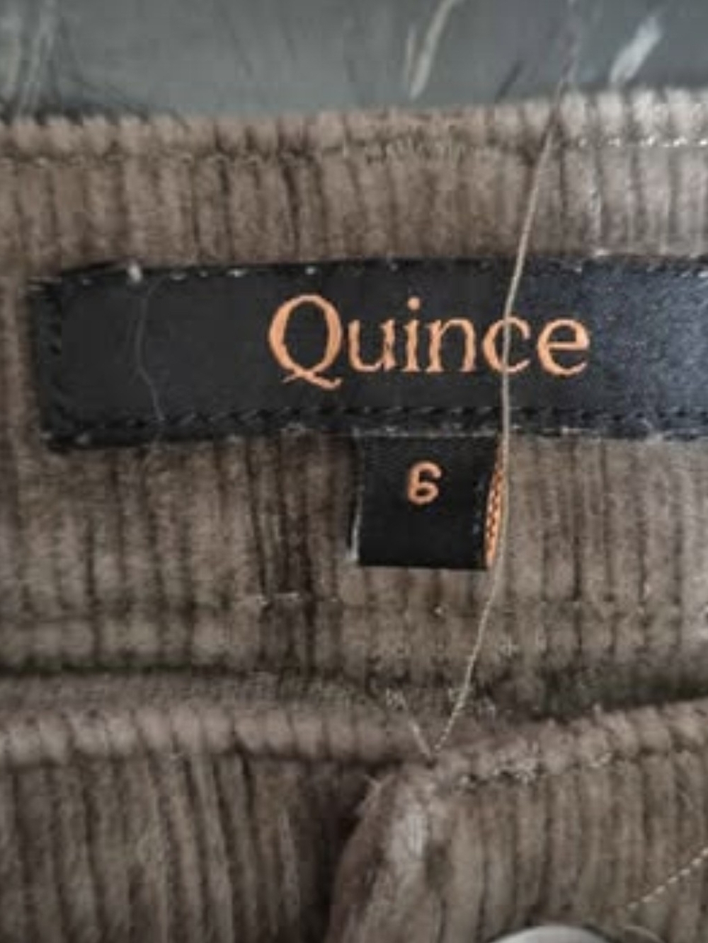 Quince Woman's Corduroy Pants — Olive Brown